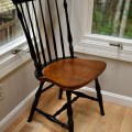 F15. One of 5 Hitchcock Windsor chairs. 36"h 